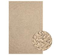 Vidaxl Alfombra ZIZUR Apariencia de Yute Interior y Exterior 200x290cm Rectangular
