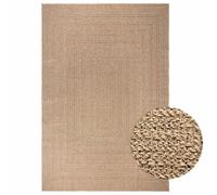 Vidaxl Alfombra ZIZUR Apariencia de Yute Interior y Exterior 200x290cm Rectangular