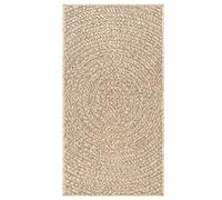VidaXL Alfombra ZIZUR de Yute para Interior y Exterior 60x110 cm - Alfombra de Suelo y Puerta