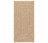 vidaXL Alfombra ZIZUR Apariencia de Yute Interior y Exterior 60x110 cm