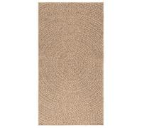 vidaXL Alfombra ZIZUR aspecto de yute interior y exterior 80x150 cm