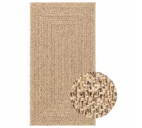 vidaXL Alfombra ZIZUR apariencia de yute interior y exterior 80x150 cm