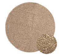 vidaXL Alfombra con aspecto de yute interior y exterior 90 cm, alfombra de exterior, alfombra de suelo, alfombra de yute, alfombra de puerta