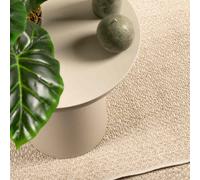 vidaXL Alfombra ZIZUR apariencia yute interior exterior beige 80x250cm