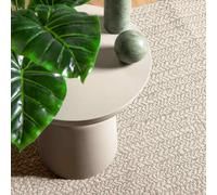 vidaXL Alfombra ZIZUR apariencia yute interior exterior en color Antracita/Beige/Crema