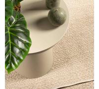 vidaXL Alfombra ZIZUR aspecto yute interior/exterior beige 140x200 cm