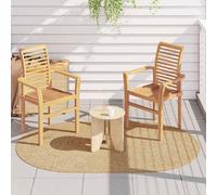 vidaXL Alfombra ZIZUR Marrón 200 x 140 cm Polipropileno