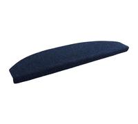 vidaXL Alfombras autoadhesivas para escaleras 15 pcs Azul Marino