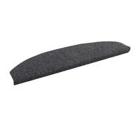 vidaXL Alfombras autoadhesivas para escaleras 15 pcs Gris oscuro