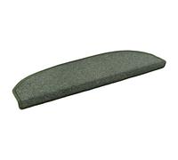 vidaXL Alfombras autoadhesivas para escaleras 15 pcs Verde oscuro