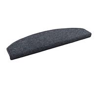 vidaXL Alfombras autoadhesivas para escaleras Semicircular 15 pcs
