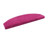 vidaXL Alfombras autoadhesivas para escaleras Semicircular 15 pcs Rosa
