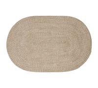 vidaXL Alfombras de área, color blanco, 122 x 183 cm, de yute