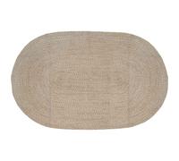 vidaXL Alfombras de área Blanco 152 x 245 cm yute