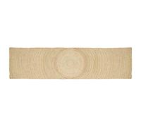 vidaXL Alfombras de área Blanco 60 x 400 cm yute