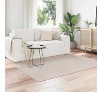 vidaXL Alfombras de área Cuadrado FARO Crema 200 x 200 cm Poliéster