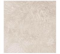 vidaXL Alfombras de área Cuadrado Palmeras Beige 120 x 120 cm, Alfombra Moderna, diseño Antideslizante para Sala, tapete Exterior, Suave y fácil de Limpiar en el Suelo