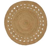 vidaXL Alfombras de área Natural Ø 120 cm yute