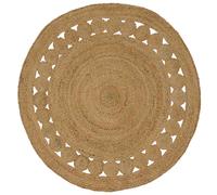 vidaXL Alfombras de área Natural Ø 120 cm yute