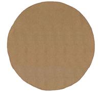 vidaXL Alfombras de área Natural Ø 150 cm Yute, Alfombra de Sala, Hecha a Mano, Yute Moderno, área Redonda, ecológica, diseño Simple, Duradera, Texturizada