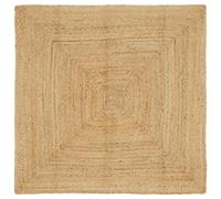 vidaXL Alfombras de área Natural 120 x 120 cm yute