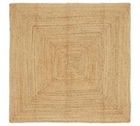 vidaXL Alfombras de área Natural 120 x 120 cm yute