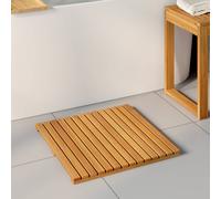 vidaXL Alfombrilla de baño 2 uds. Natural 50 x 50 cm