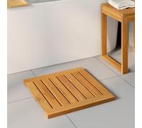 vidaXL Alfombrilla de baño 2 uds. Natural 50 x 50 cm