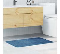vidaXL Alfombrilla de baño antideslizante Azul 60 x 90 cm PP