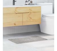 vidaXL Alfombrilla de baño antideslizante Gris 50 x 80 cm PP