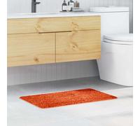 vidaXL Alfombrilla de baño antideslizante Naranja 50 x 80 cm PP