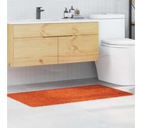 vidaXL Alfombrilla de baño antideslizante Naranja 70 x 120 cm PP
