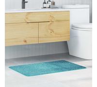 vidaXL Alfombrilla de baño antideslizante Tuquesa 60 x 90 cm PP