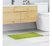vidaXL Alfombrilla de baño antideslizante Verde 50 x 80 cm PP