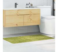 vidaXL Alfombrilla de baño antideslizante Verde 70 x 120 cm PP