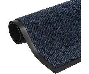 vidaXL: Alfombrillas absorbentes, 2 unidades, rectangulares, con textura tufada, 60x90 cm, color azul