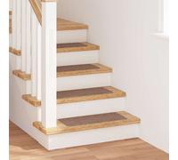 vidaXL Alfombrillas Antideslizantes para Escalera 15 uds. 60 x 25 cm