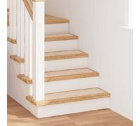 vidaXL Alfombrillas Antideslizantes para Escalera 15 uds. 75 x 20 cm