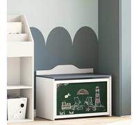 vidaXL Almacenamiento Creativo para Niños ROROS Gris y 73 x 40 x 55 cm