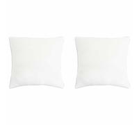 vidaXL Almohada 2 pcs 80 x 80 cm Fibra de bambú Blanco