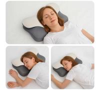 vidaXL Almohada cervical Espuma Viscoelástica 57 x 36 x 13 cm