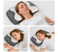 vidaXL Almohada cervical Espuma Viscoelástica 58 x 37,5 x 12 cm