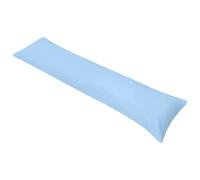 vidaXL Almohada corporal para dormir de lado 40x145 cm azul