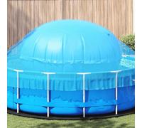 vidaXL Almohada de piscina de invierno Azul Ø 220 x 140 cm PVC