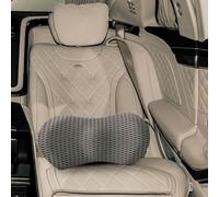 vidaXL Almohada lumbar Gris Espuma Viscoelástica 47,5 x 23 x 12 cm