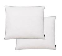 vidaXL Almohadas 2 uds relleno plumón/plumas 70x60 cm blanco