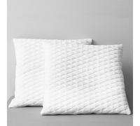 vidaXL Almohadas 2 unidades de espuma viscoelástica 80x80x14 cm