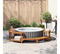 vidaXL Alrededor de Spa Madera de Acacia Sólida Marrón