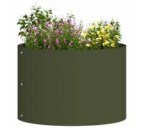 vidaXL Anillo para Maceta 5 pcs Verde Oliva 30 x 30 x 20 cm