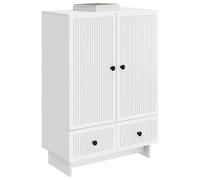 vidaXL Aparador 66 x 34,5 x 95 cm Madera de ingeniería, Unidad Moderna para Sala, Armario Vintage con cajones, Mueble Funcional de Madera para exhibición